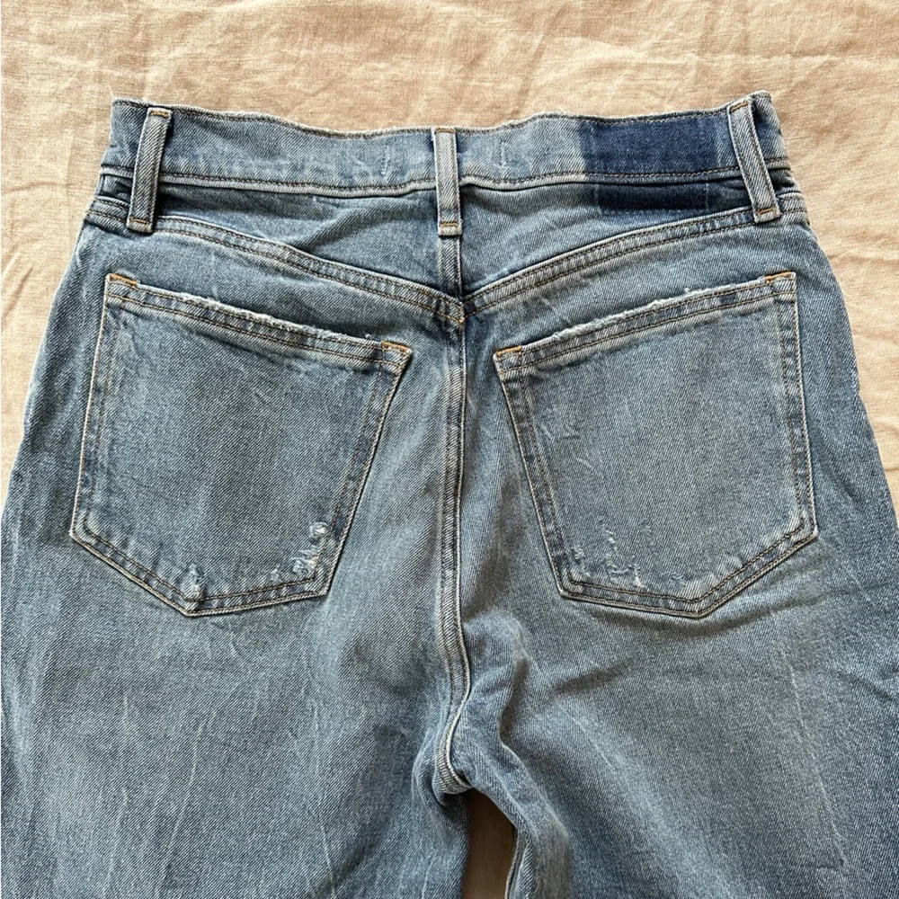 Abercrombie & Fitch Light Blue Straight Leg Jeans - Picture 2 of 3